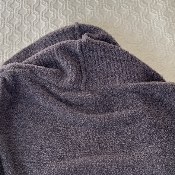 Barefoot Dreams CozyChic Circle Cardigan Women's Charcoal Open Front - Picture 10 of 10